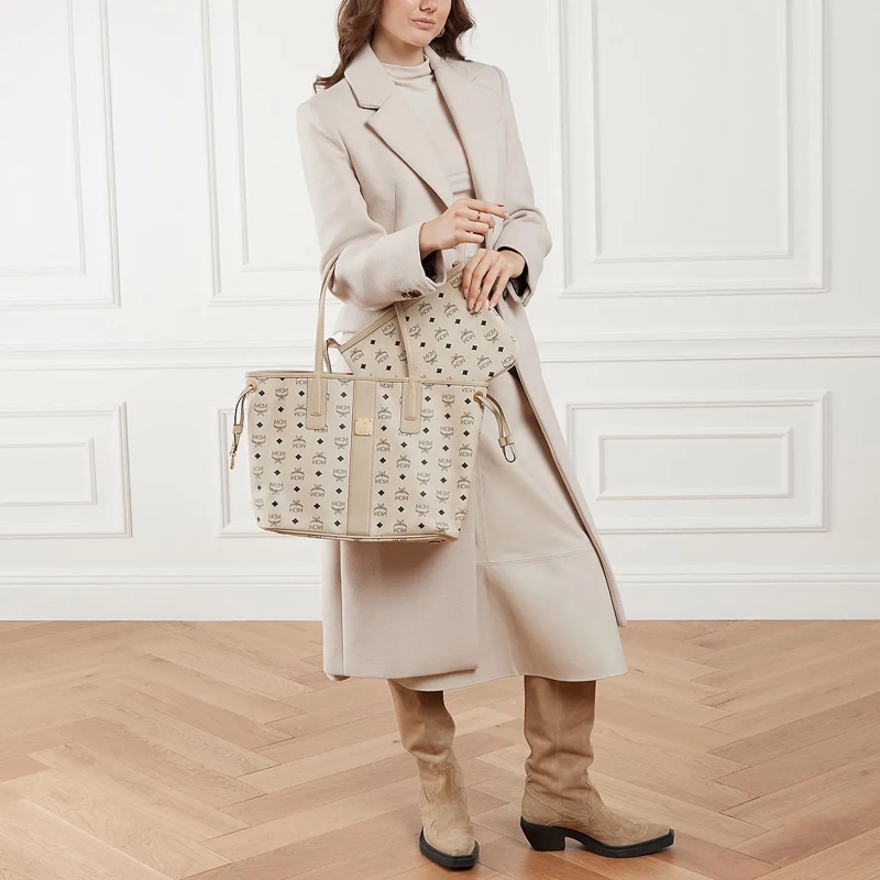 MCM Shopper Liz Shopper Beige+Black(Image 2)