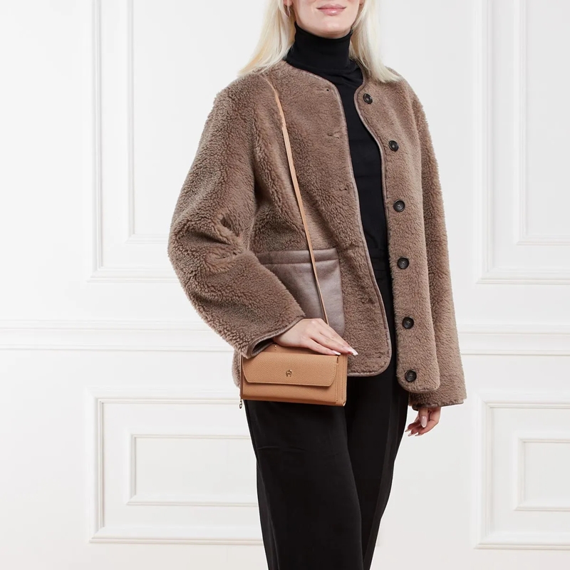 AIGNER Wallet On A Chain Fashion Pecan Brown(Image 2)