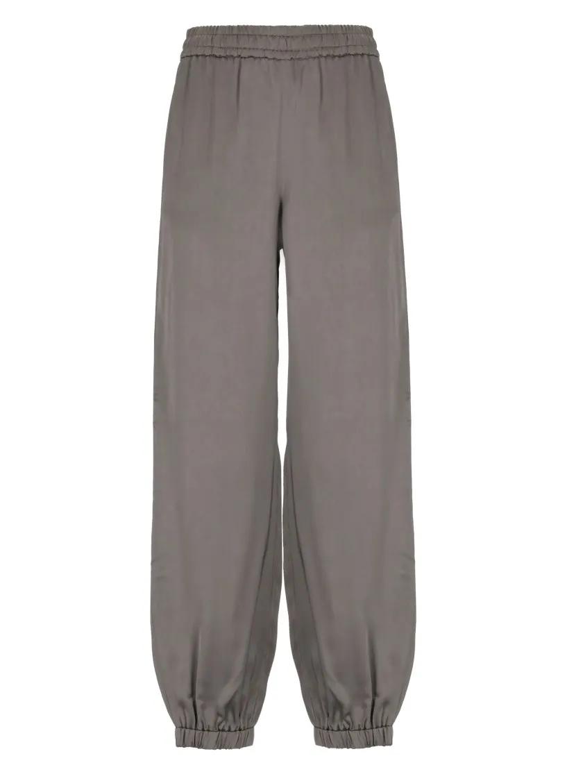 Fabiana Filippi - Grey Viscose Trousers - Größe 42 - grau