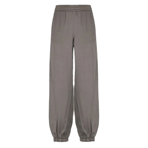 Fabiana Filippi Grey Viscose Trousers Grey 