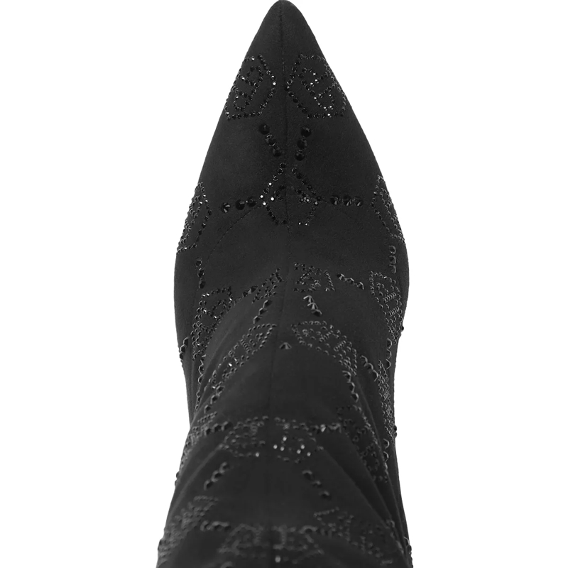 Philipp Plein Stiefel Overknee-Stiefel Monogram schwarz(Image 3)