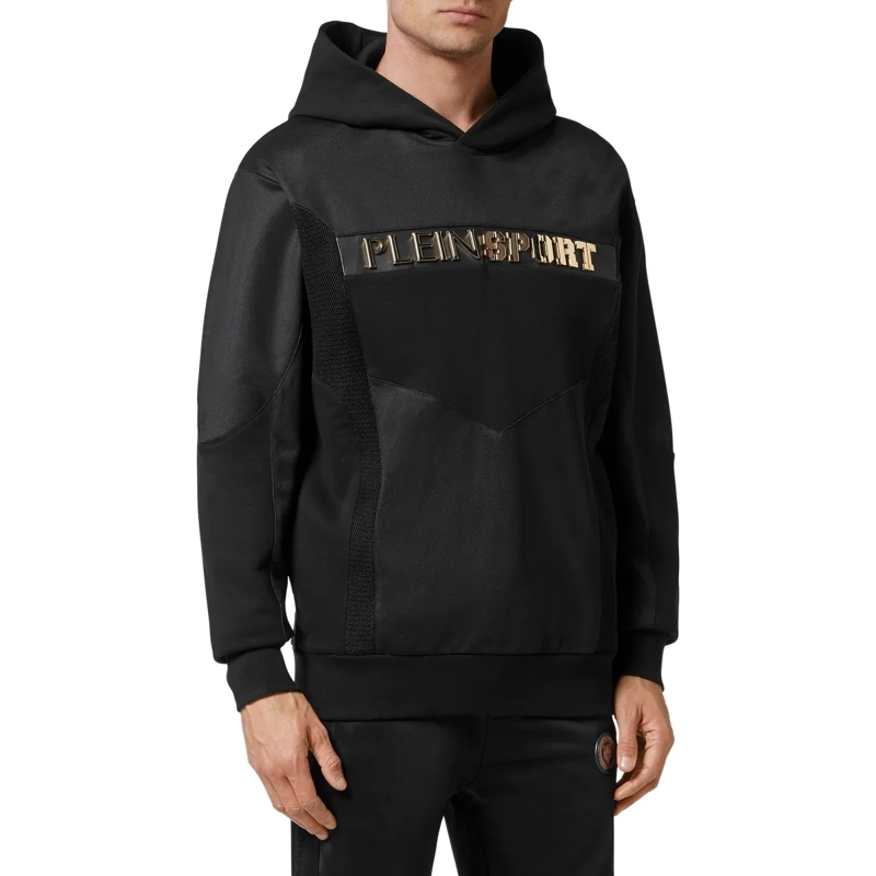 Plein Sport Top Hoodie Statement schwarz(Image 3)