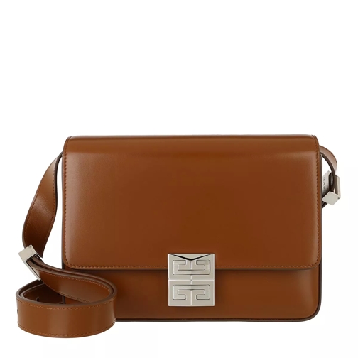Givenchy Medium 4G Box Crossbody Bag Leather Chestnut Crossbody Bag