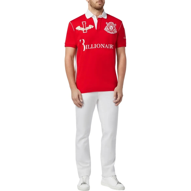 BILLIONAIRE Top Poloshirt rot(Image 3)