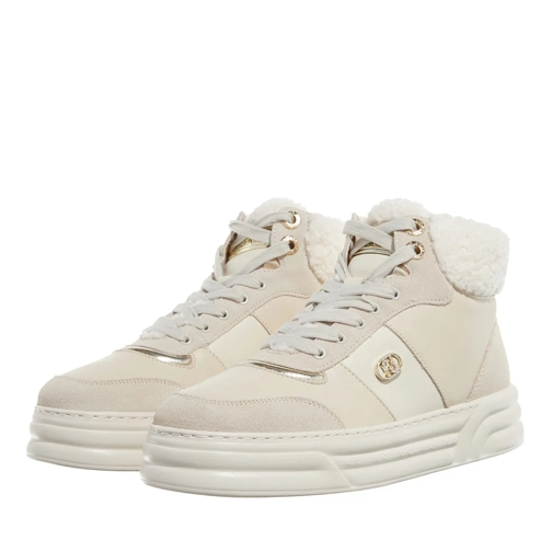 LIU JO Bottes d'hiver Cleo 22 - Mid Sneaker Calf Leather/Cow Sue Ivory