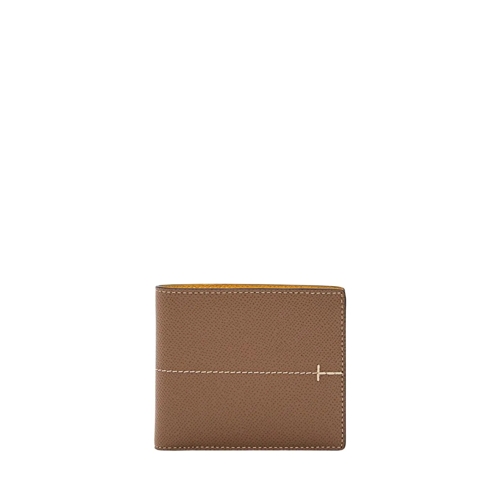 Tod's Brown Leather Wallet Brown Porte-monnaie