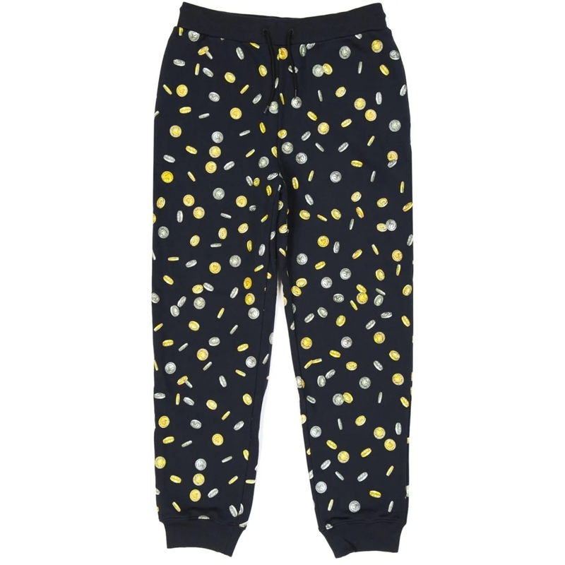 Moschino joggingbroek Moschino Couture Cotton printed Sweatpants schwarz