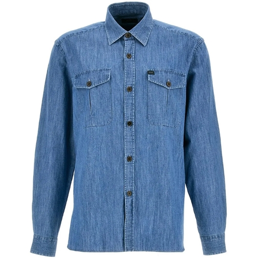 Fay Legere Oberteile Shirts Blue blau