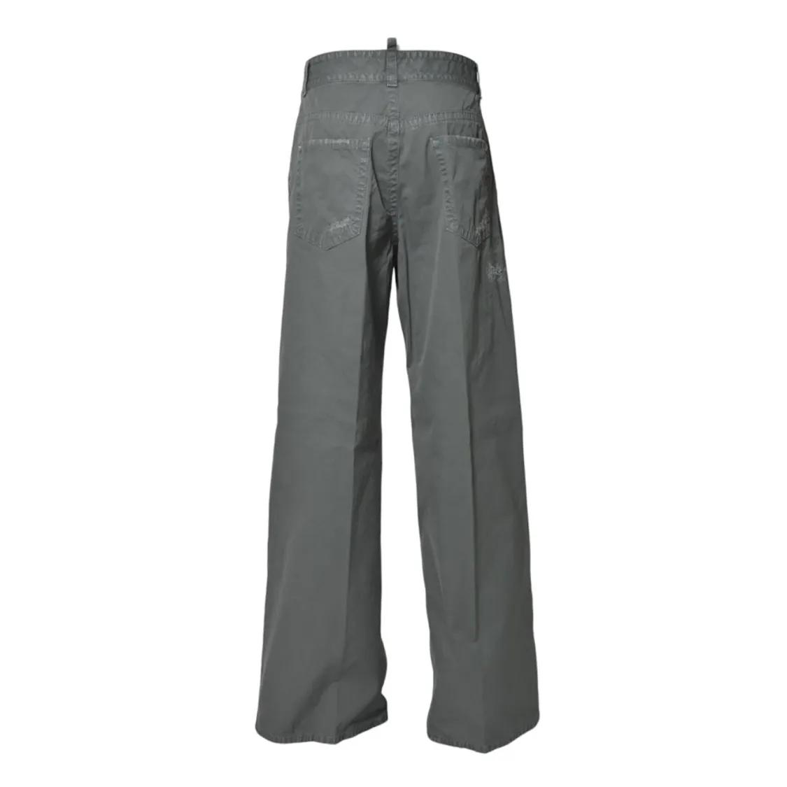 デニム・ジーパン Dsquared2 9 To 5 Flare Jeans In Sage Green Cotton Dsquared2 9 To 5 Flare Jeans In Sage Green Cotton Grey | Jeans