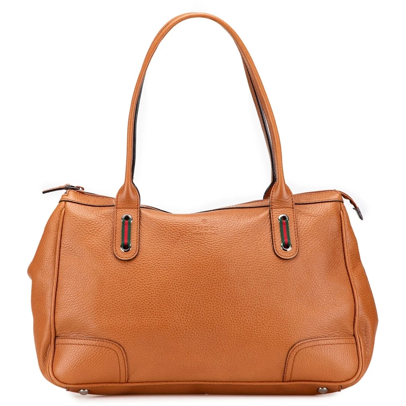 Gucci Shopper Leather Princy Tote braun
