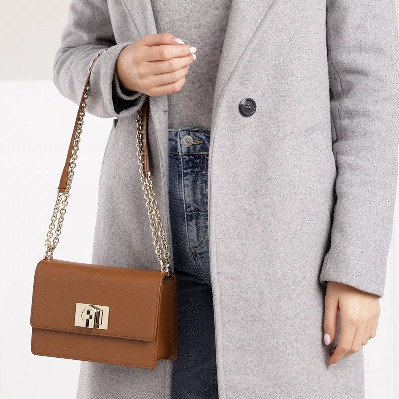 Furla Mini sac Furla 1927 Mini Crossbody 20 Cognac(Image 3)