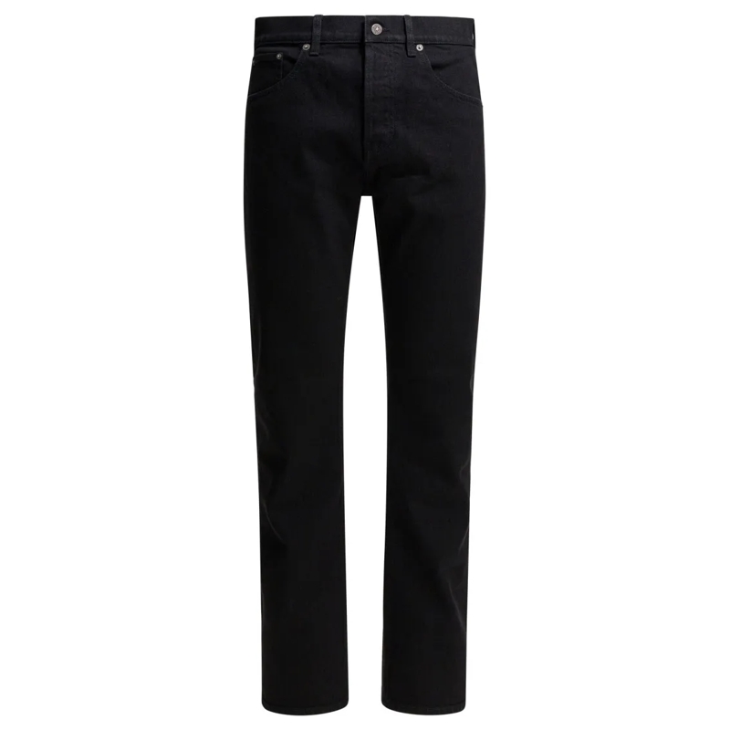 Golden Goose Jeans Sleek Black Trousers With Modern Fit And Five-Pock Black