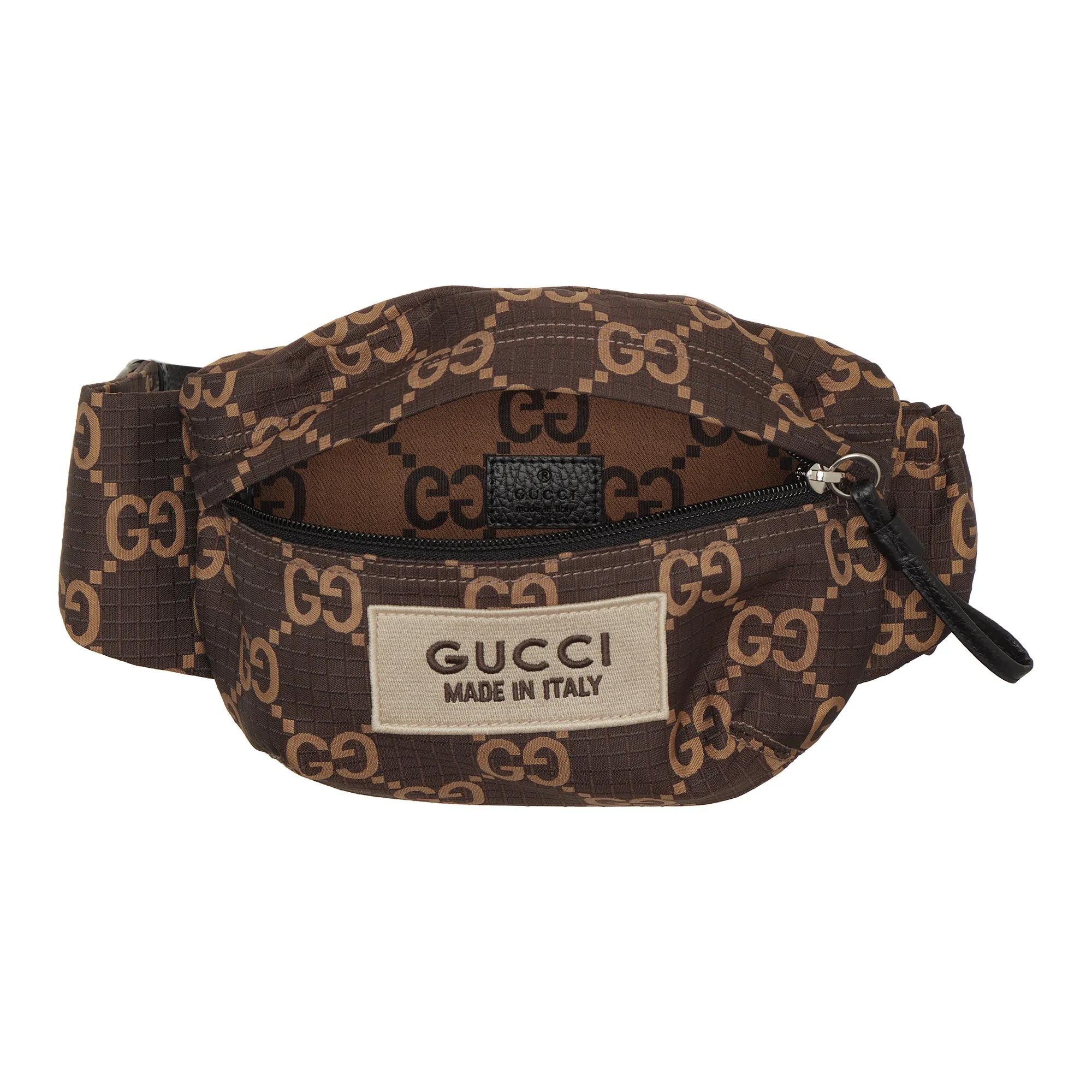 Gucci Gg Ripstop Waist Bag Brown Crossbody Bag