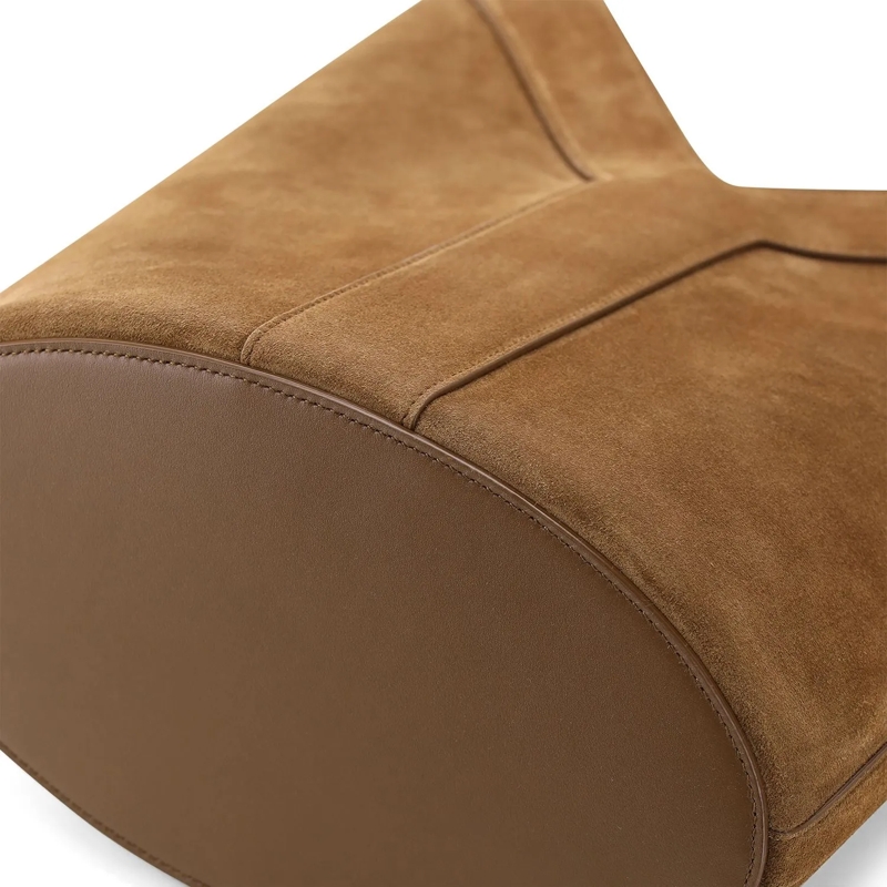 Saint Laurent Crossbody Bag Handtasche aus Veloursleder braun(Image 3)