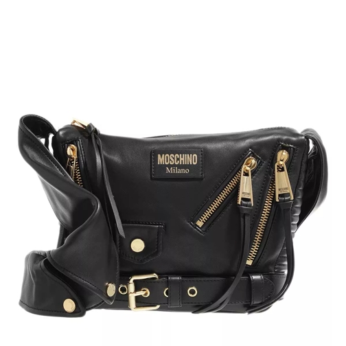 Moschino Shoulder Bag  Fantasy Print Black Crossbody Bag