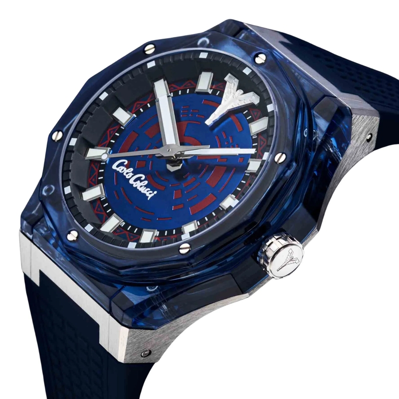 Carlo Colucci Automatikuhr Quarzuhr CC501-1 blau(Image 7)