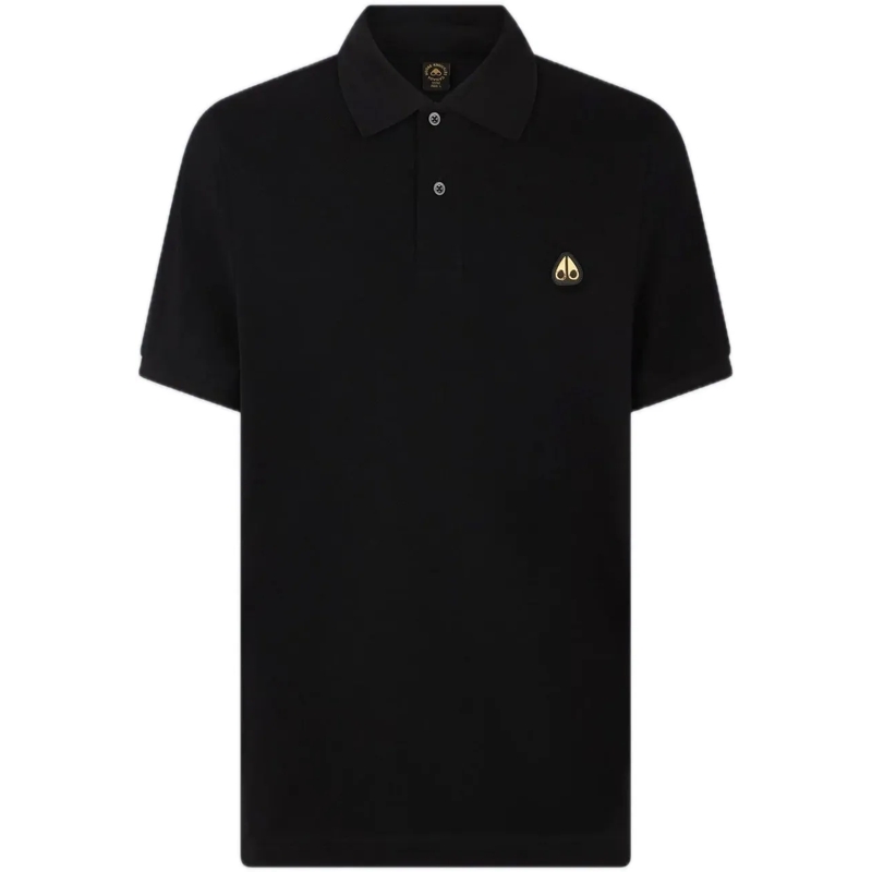Moose Knuckles Polo Everett Gold Polo Black schwarz