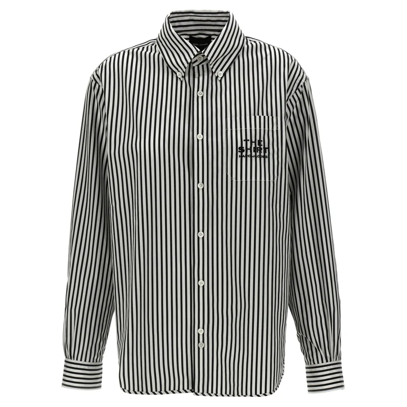 Marc Jacobs Blouse The Striped Shirt' Shirt Black