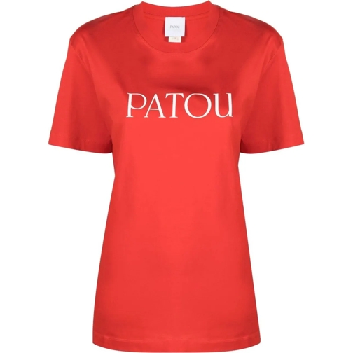 Patou T-Shirts Top Red rot