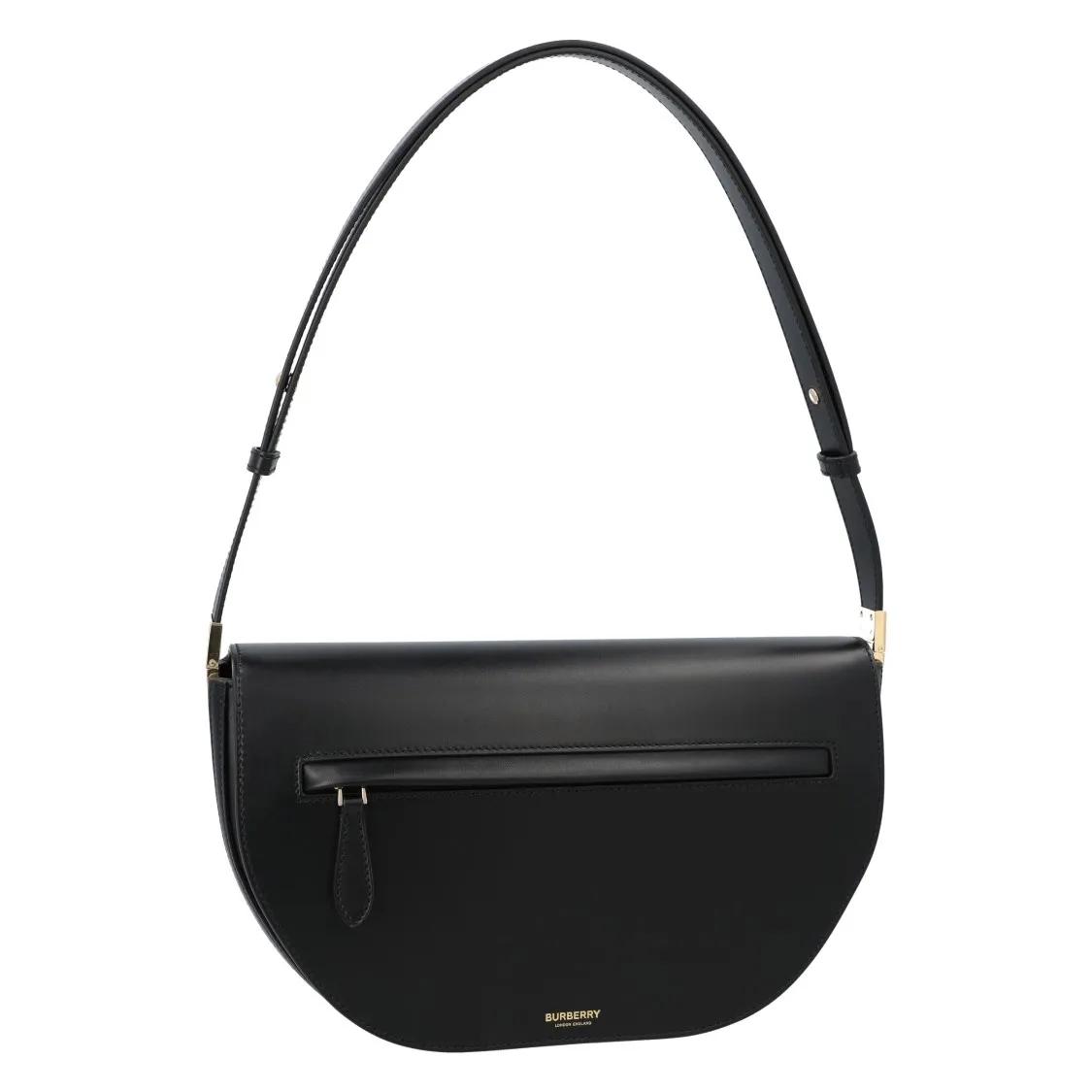 Burberry Hobo bags Medium Olympia Shoulder Bag With Silver-Tone Hardw in zwart