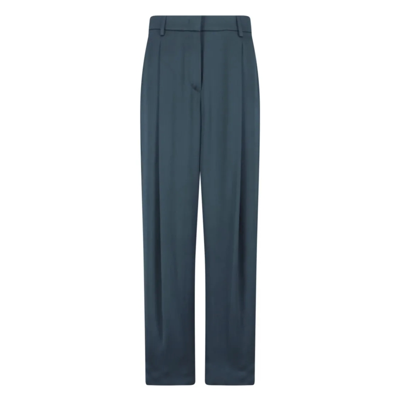 Giorgio Armani  Silk Tailored Trousers – Green Green