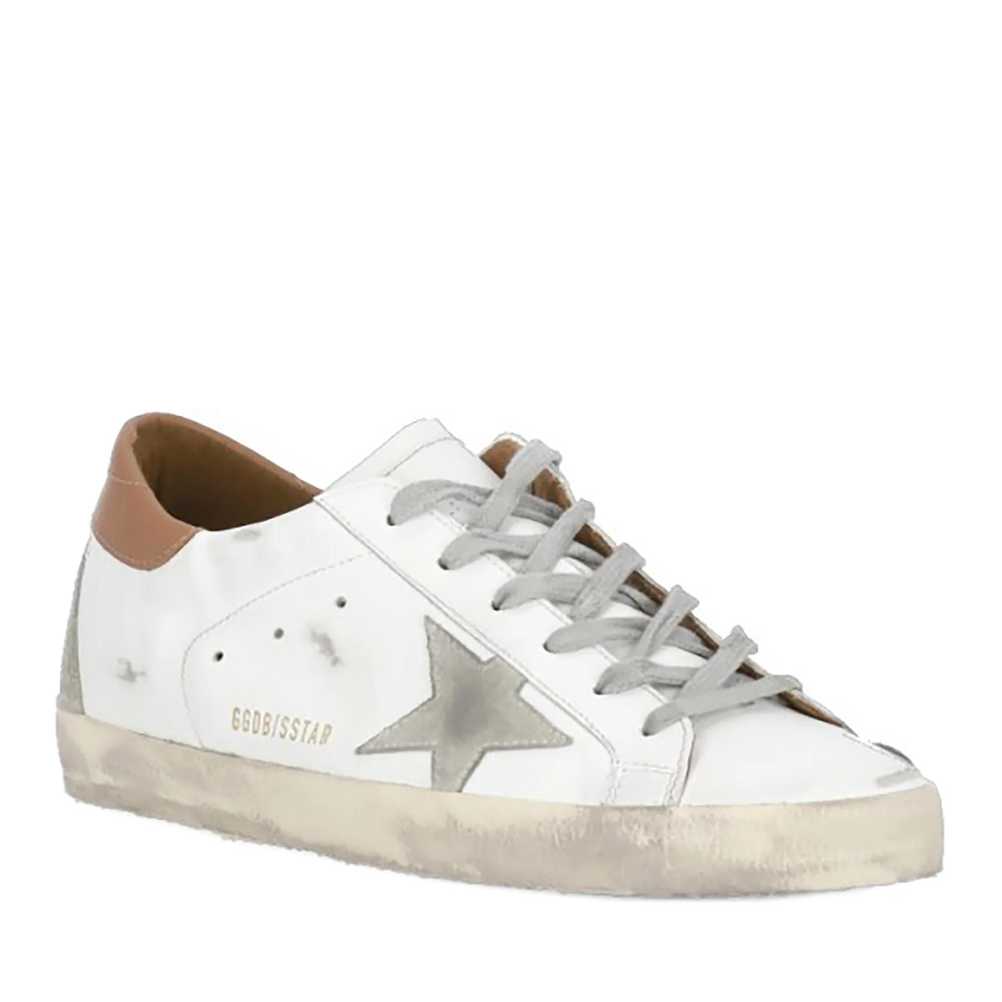 Golden Goose Low-Top Sneakers Super Star Sneakers in wit