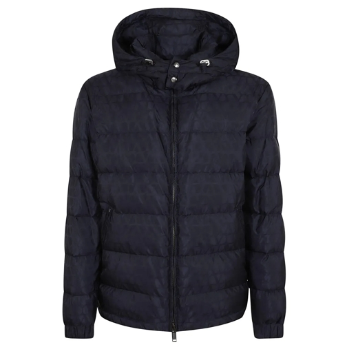 Valentino Donzen jassen Toile Iconographe Padded Jacket Blue