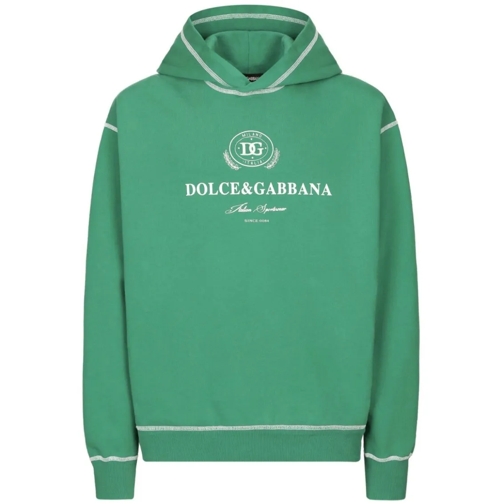 Dolce&Gabbana Hoodie Logo Sweatshirt Green