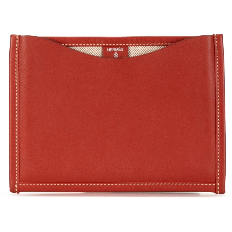 Hermès Handytasche Petit H Swift Flaneur Forever Passport Case rot