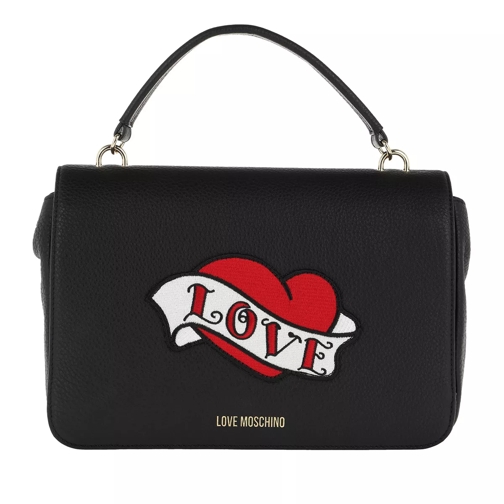 Love Moschino Love Shoulder Bag Black Borsetta a tracolla