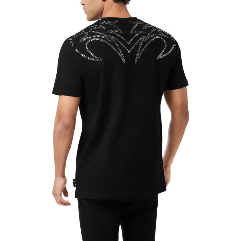 Philipp Plein T-Shirt T-Shirt Round Neck Ss Stud-Embellished schwarz(Image 2)