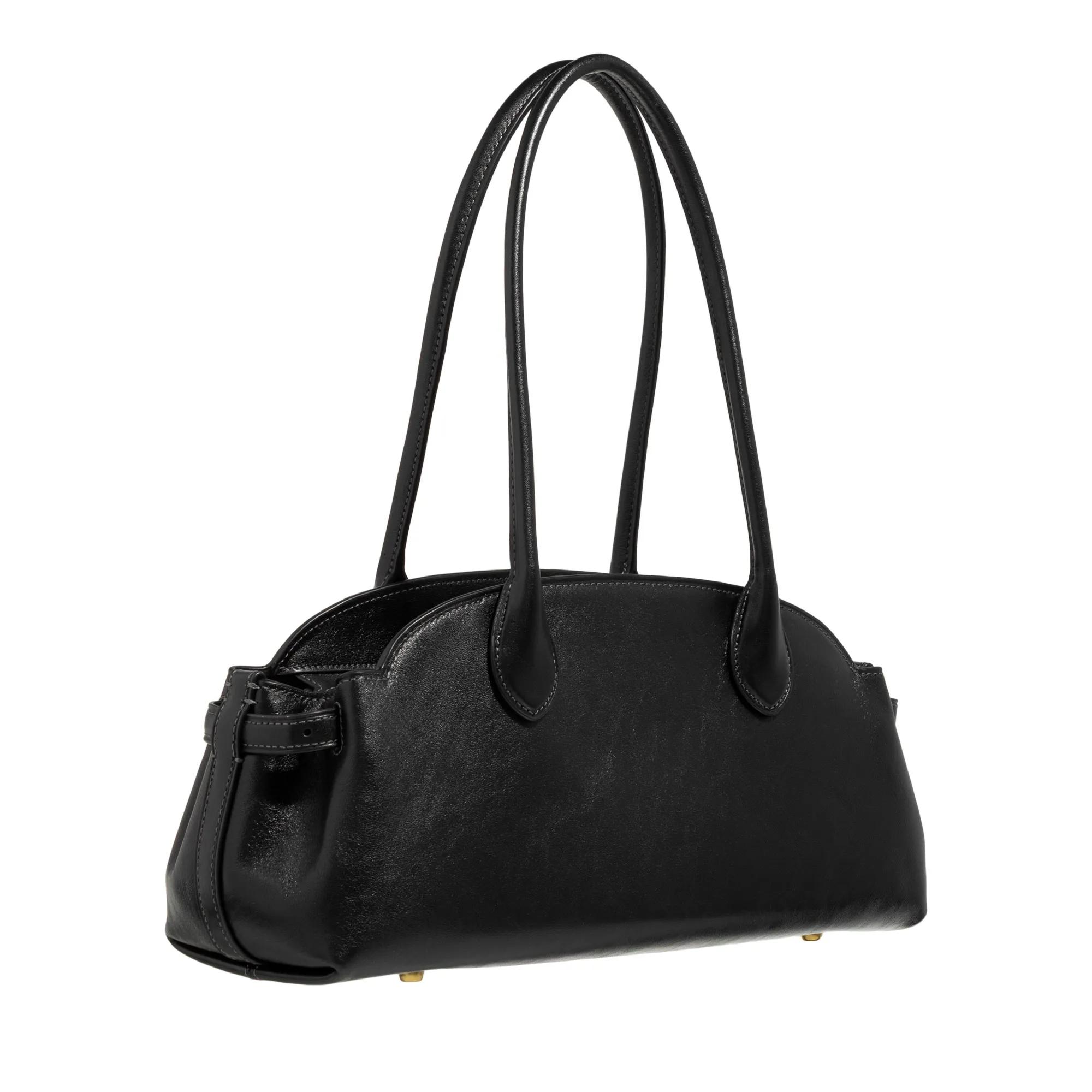 Coach Shoppers & Totes Glazed Leather Empire Carryall 34 in zwart