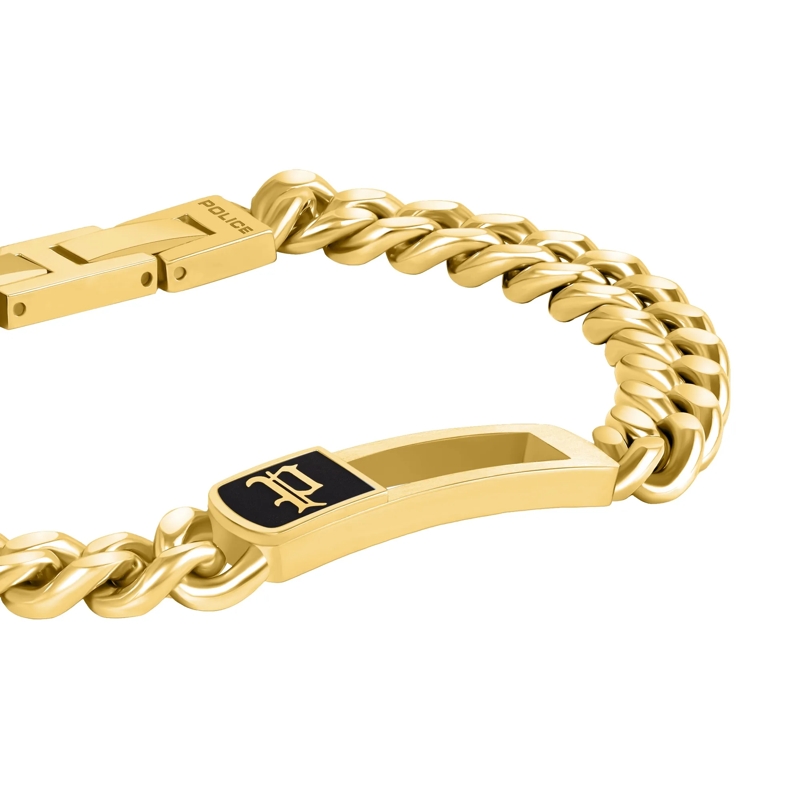 Police Armband Armband Railforge- Herrenarmband- Farbe: silber gold(Image 3)