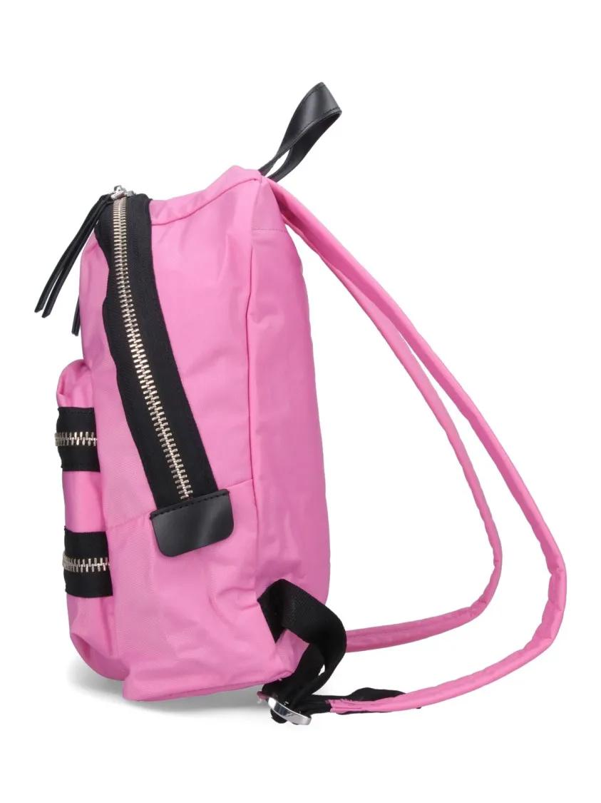 Thumbnail - Marc Jacobs Rucksäcke - Medium Pink Nylon Backpack With Leather Accents - Gr. unisize - in Rosa - für Damen