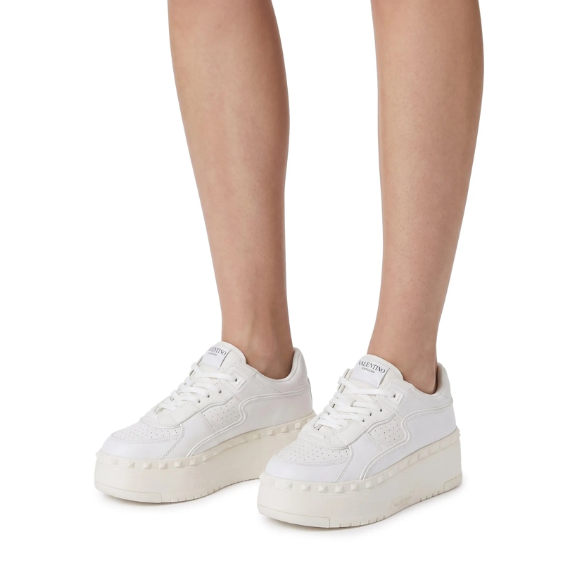 Valentino Garavani Schnürschuhe Plateau-Sneaker Freedots XL weiß(Image 2)