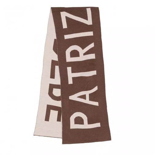 Patrizia Pepe Scarf Taupe/Ivory Wollen Sjaal