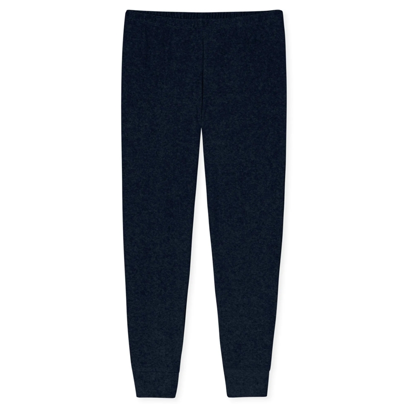 SCHIESSER  SCHIESSER SCHIESSER Damen Schlafanzug, lang - Frot blau(Image 5)