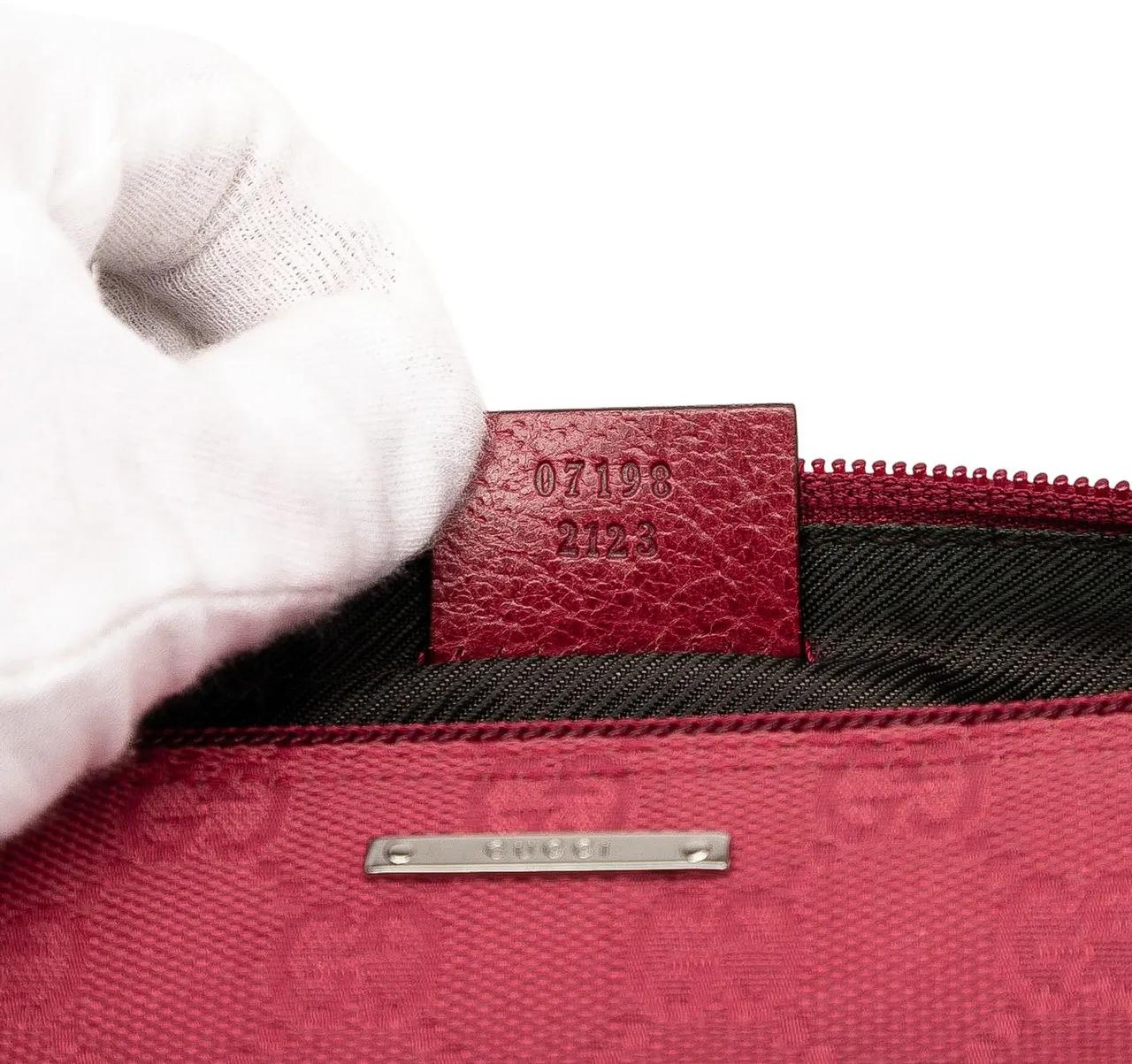 Thumbnail - Gucci Hobo Bags - GG Canvas Boat - Gr. unisize - in Rot - für Damen