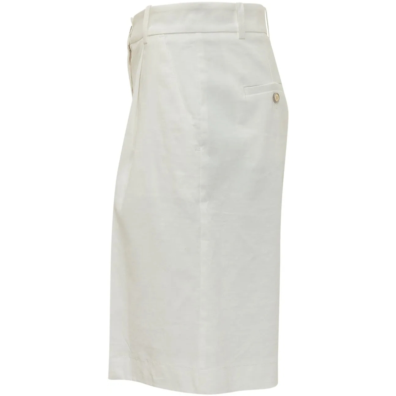Pinko Shorts Bermuda Bryana a Vita Alta weiß(Image 3)