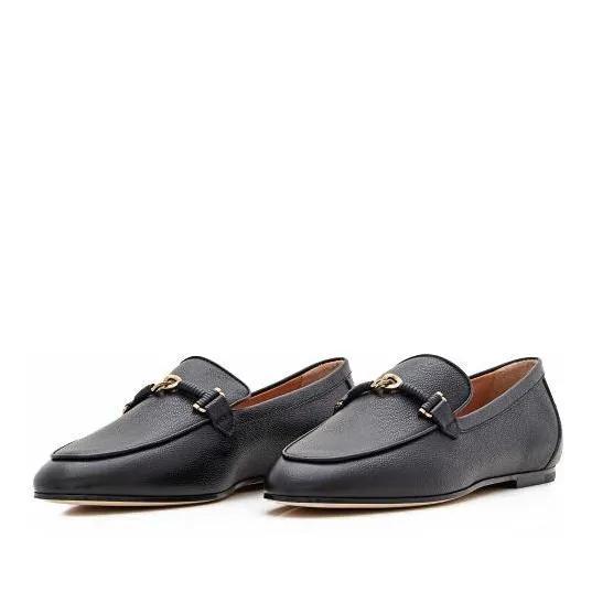 Tod%27s Loafers & Ballerinas - Flat Leather Loafers - Gr. 37 (EU) - in Schwarz - für Damen