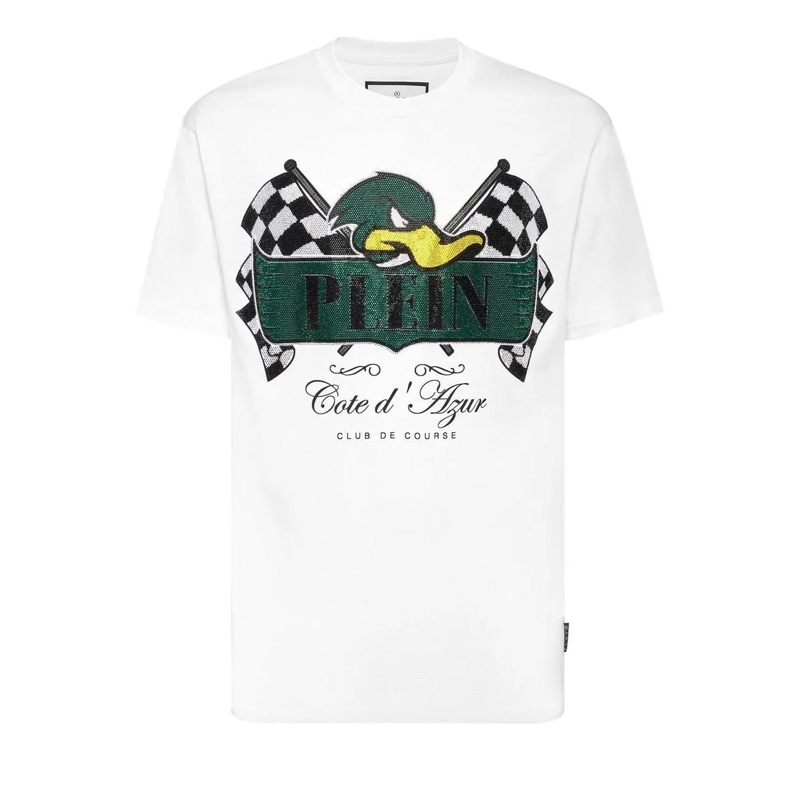 Philipp Plein T-Shirt T-Shirt Duck weiss