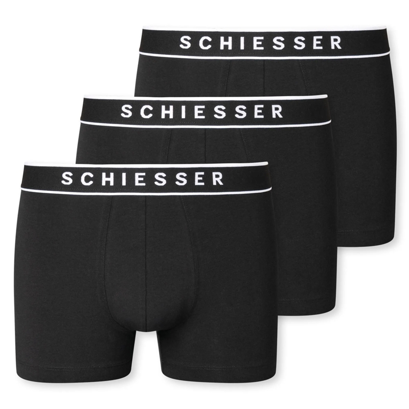 SCHIESSER  3PACK Shorts 3er Pack schwarz