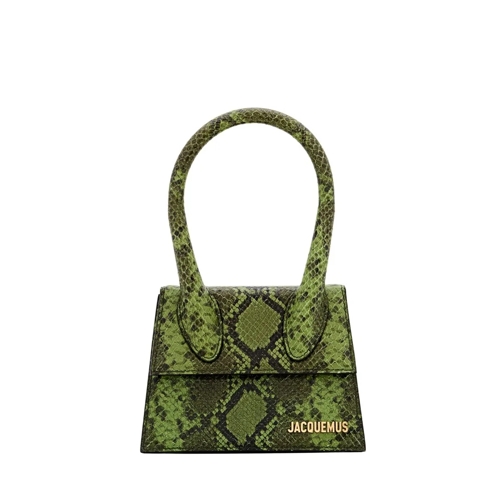 Jacquemus Le Chiquito Moyen Leather Bag Green Sac à bandoulière