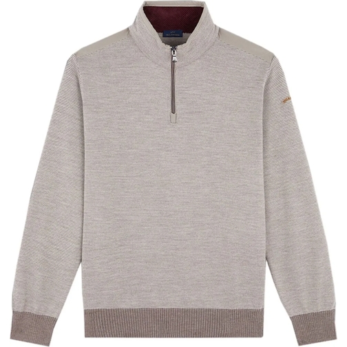 Paul & Shark Pullover Trui zip beige