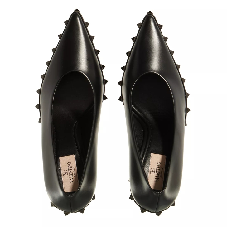 Valentino black best sale studded shoes