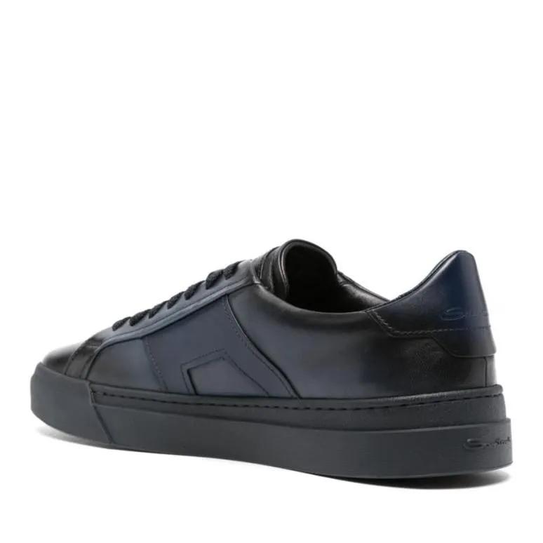 Thumbnail - Santoni Low-Top Sneaker - Heren Santoni Sneaker - Gr. 6_5 - in Blau - für Damen