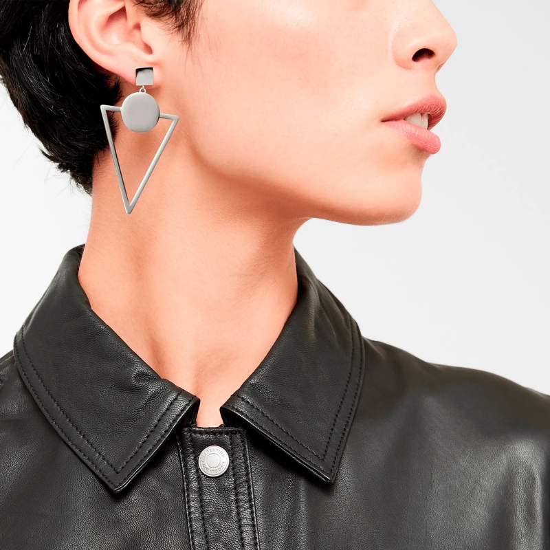 Liebeskind Berlin Ohrstecker Edelstahl The Geometric silber(Image 2)