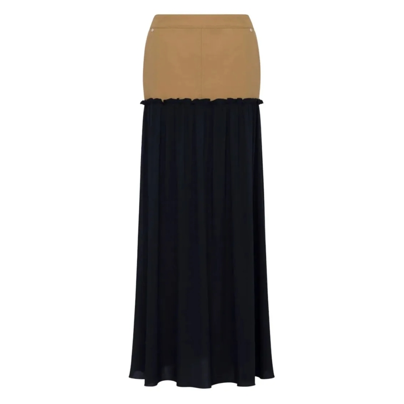 Moschino Minirok Tailored Neutrals Skirt With Classic Silhouette Black