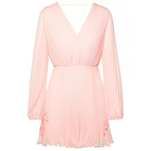 Max Mara Visita' Pink Polyester Dress Neutrals 