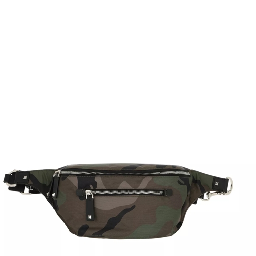 Valentino Garavani Camouflage Belt Bag Army Green Cross body-väskor